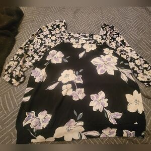 Ricki's 3/4 sleeve square neck blouse, size M